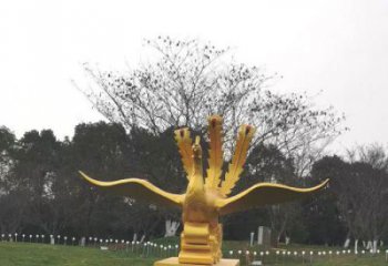 九龍坡鳳凰雕塑選用，美陳雕塑，鑄銅鳳凰雕塑工藝廠家