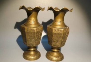 南岸花瓶雕塑定價(jià)，鑄銅工藝，銅花瓶雕塑制作廠家